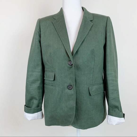 J. Crew Linen Schoolboy Blazer - Picture 7 of 14